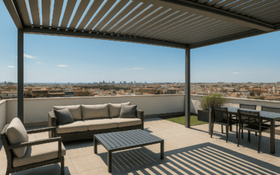 Pérgolas bioclimáticas para áticos en Madrid