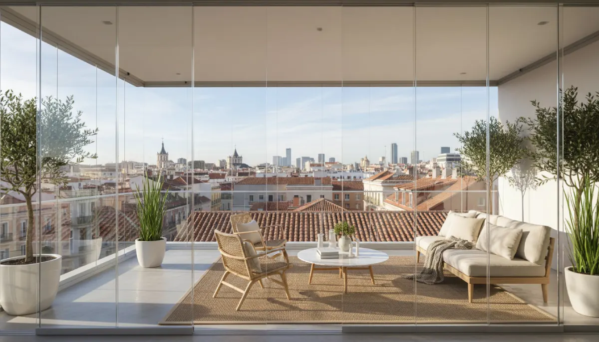 Instalación de Cortina de Cristal en Madrid