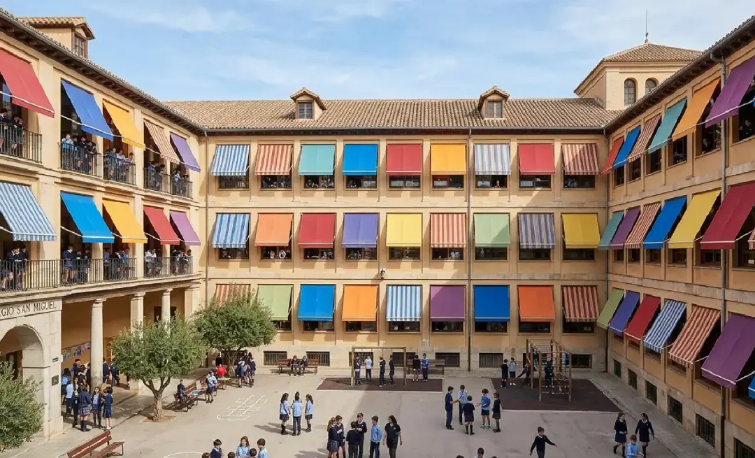 Toldos para Patios de Colegios Madrid